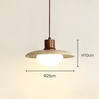 Travertine Wabi Pendants Classic Modern  Chic Glass Globe Pendant