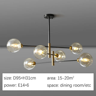 Embankment Chandelier Modern  Chic Glass Globe Pendant