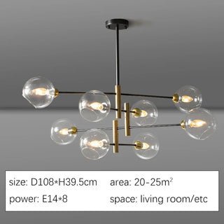 Embankment Chandelier Modern  Chic Glass Globe Pendant
