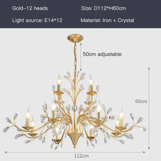 Islington Chandelier Modern  Handcrafted Artisan Ceiling Light