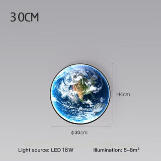 The Earth LED wall lamp Decorative Modern  Luxury Marble Base Table Lamp