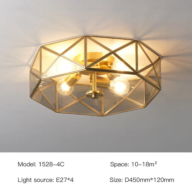 Norwood Gold Frame Chandelier