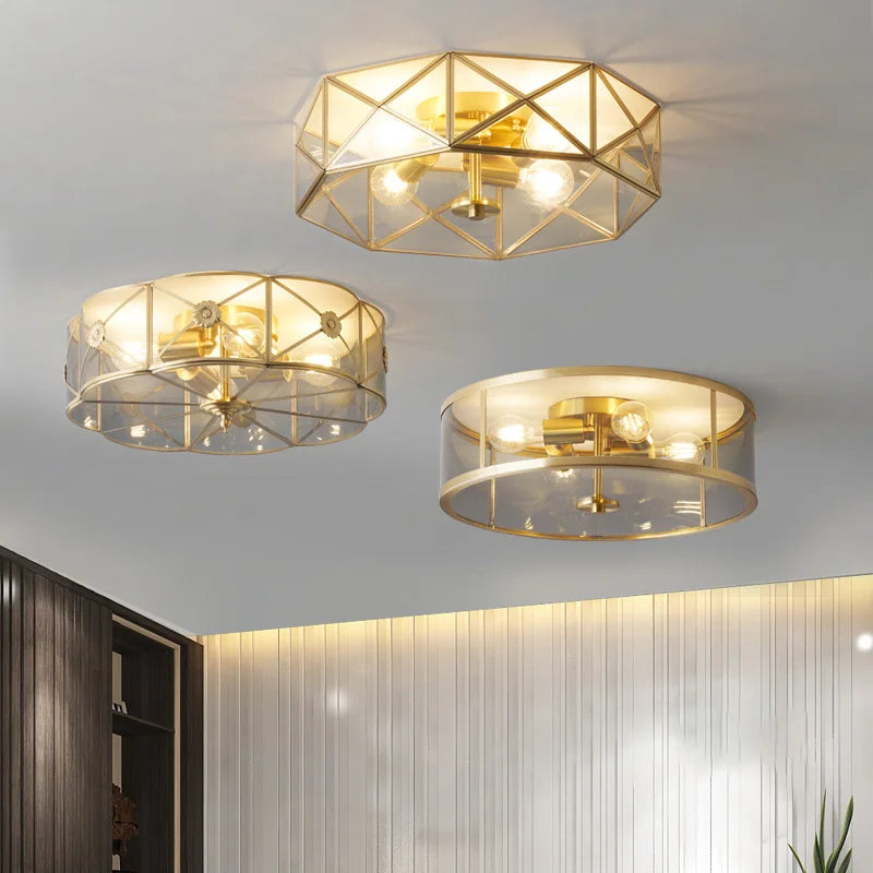 Norwood Gold Frame Chandelier