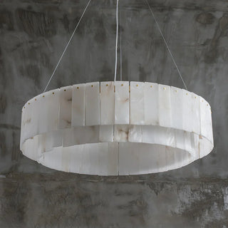 Unity Alabaster Chandelier Decorative Modern  Minimalist Round Flush Mount
