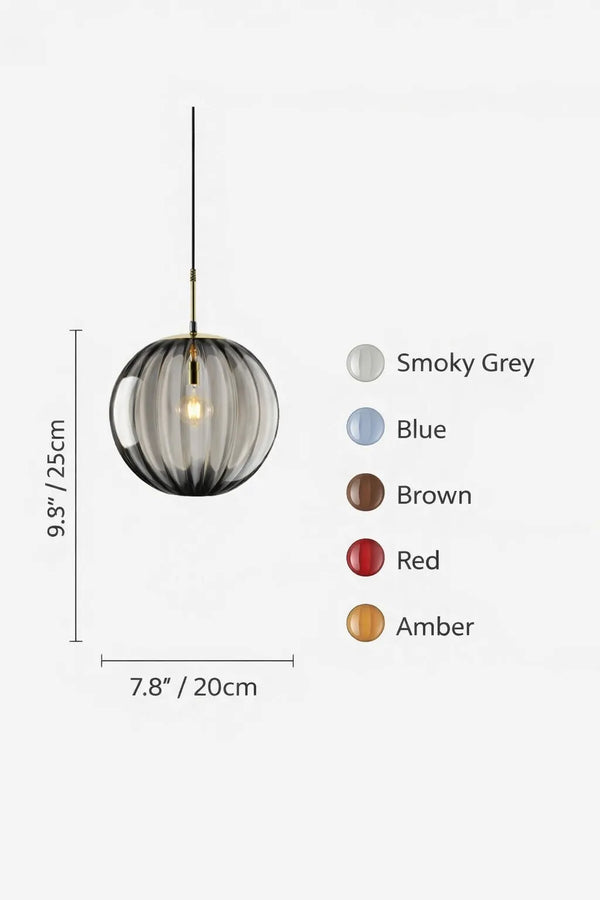 Zynella Bali Bubble Glass Pendants