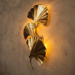 Wild Leaf Wall Lamp Decorative Modern  Art Deco Inspired Illumination