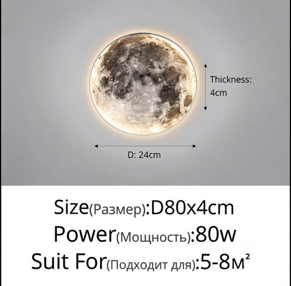 Full Moon Wall Lamp