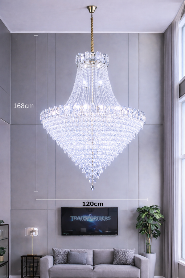 Mirova Modern Crystal Chandelier