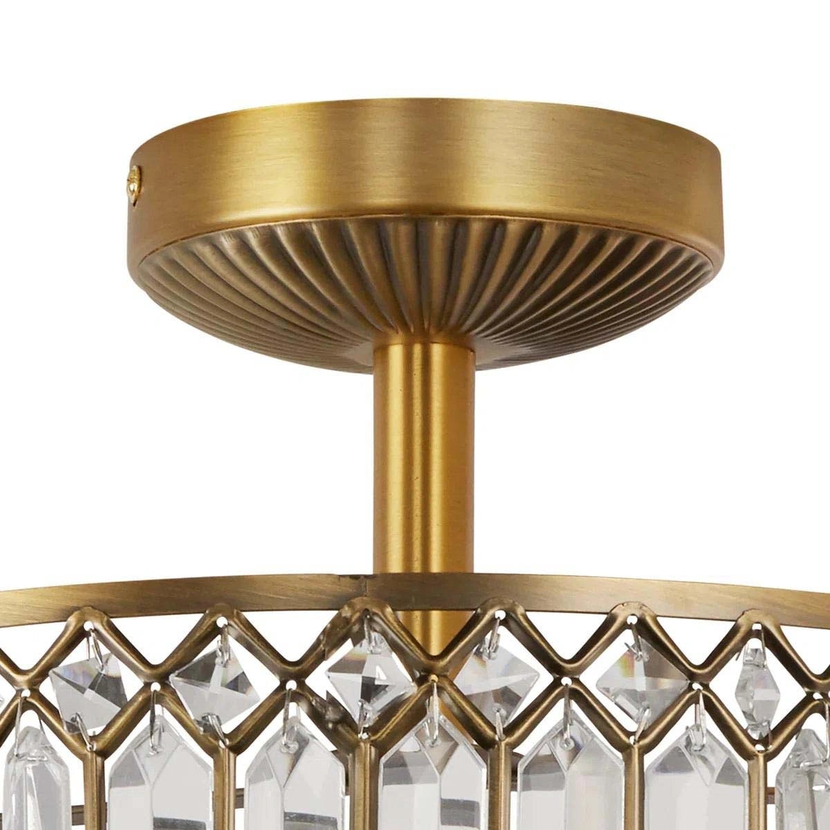 Zeravia Crystal Round Chandelier