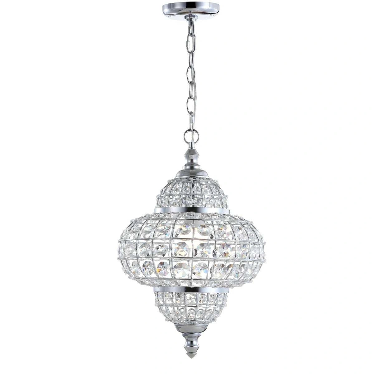 Zeravia Crystal Round Chandelier