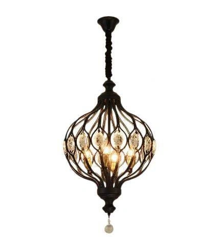 Zeravia Crystal Round Chandelier