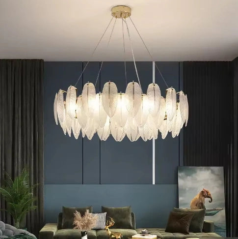 Feather Antique Chandelier
