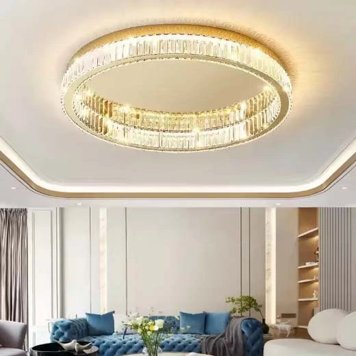 Penelope Modern Gold Ring Chandelier