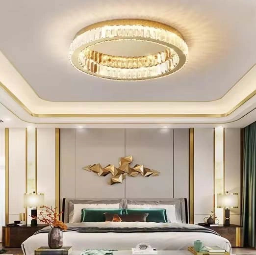 Penelope Modern Gold Ring Chandelier