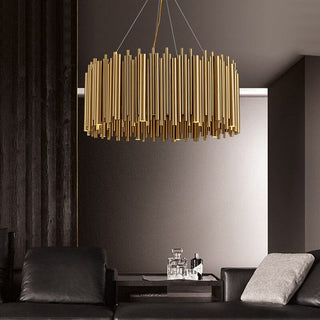 The Gold Nest Chic Modern  Sculptural Spiral LED Fixture