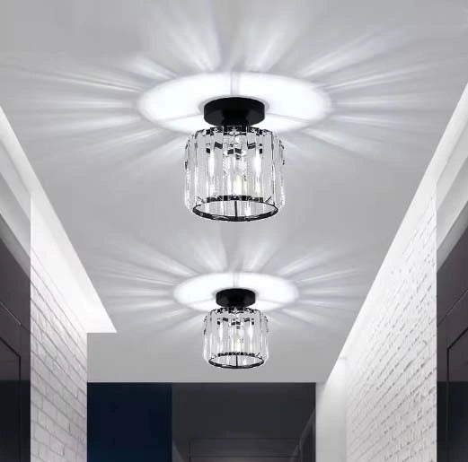 Modern Crystal Ceiling Light