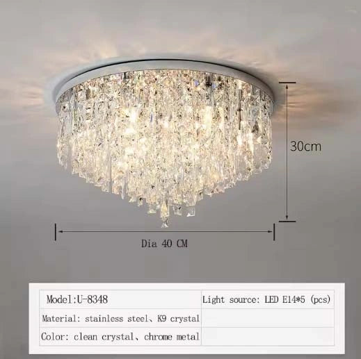 Mayfair K9 Crystal Lamp