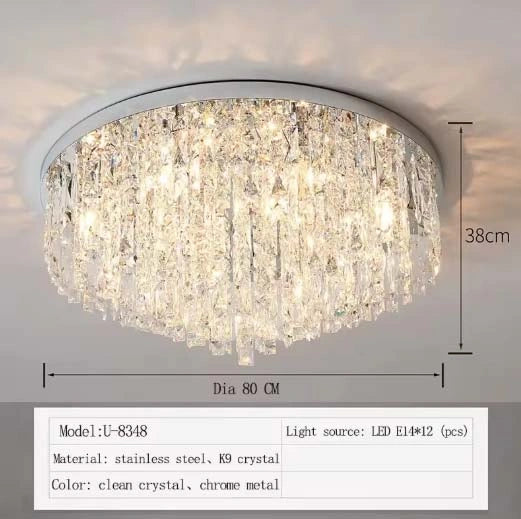 Mayfair K9 Crystal Lamp