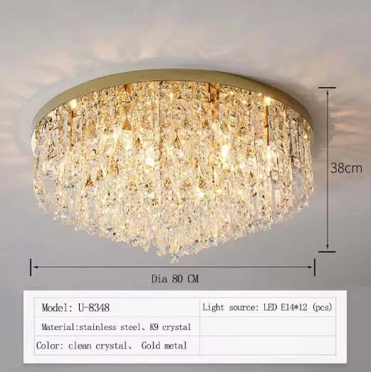 Mayfair K9 Crystal Lamp