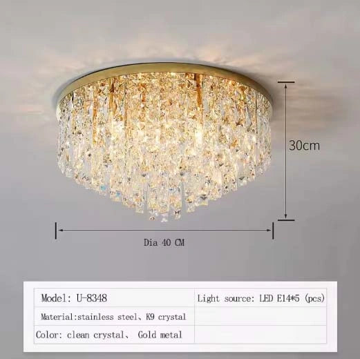 Mayfair K9 Crystal Lamp