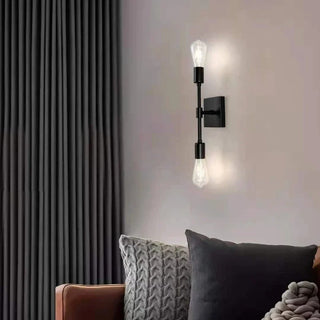 LuxeLine Twin Sconce Modern Geometric Design Lamp