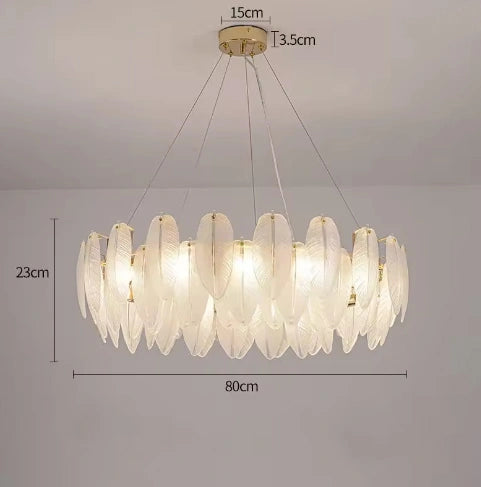 Feather Antique Chandelier