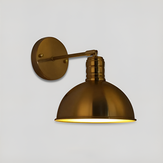 Arm Mounted Antique Wall Lamp Modern  Vintage Brass Accent Lighting