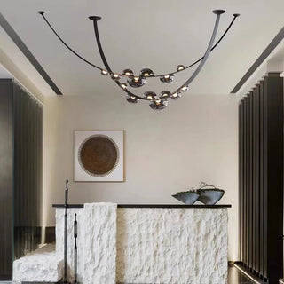 Zynella Orbital Elegant Pendant Artistic Modern  Ultra Slim LED Panel Lighting
