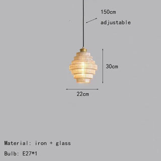 Gilded Layers Nordic Chandelier Modern  Rustic Industrial Hanging Lamp