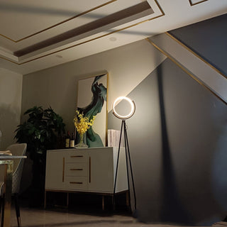 The Halo Lamp Refined Modern  Sleek Linear Suspension Light