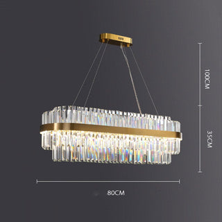 Orion Crystal Chandelier Refined Modern  Contemporary Crystal Statement Fixture