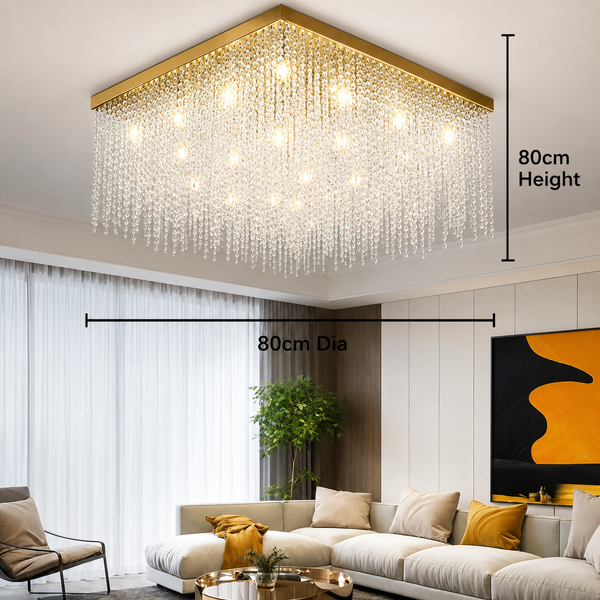 Auren Square Frame Ceiling Lamp