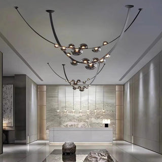Zynella Orbital Elegant Pendant Artistic Modern  Ultra Slim LED Panel Lighting