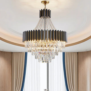 Celine Chandelier Modern  Bohemian Rattan Woven Pendant