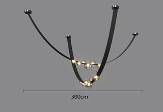 Zynella Orbital Elegant Pendant Artistic Modern  Ultra Slim LED Panel Lighting