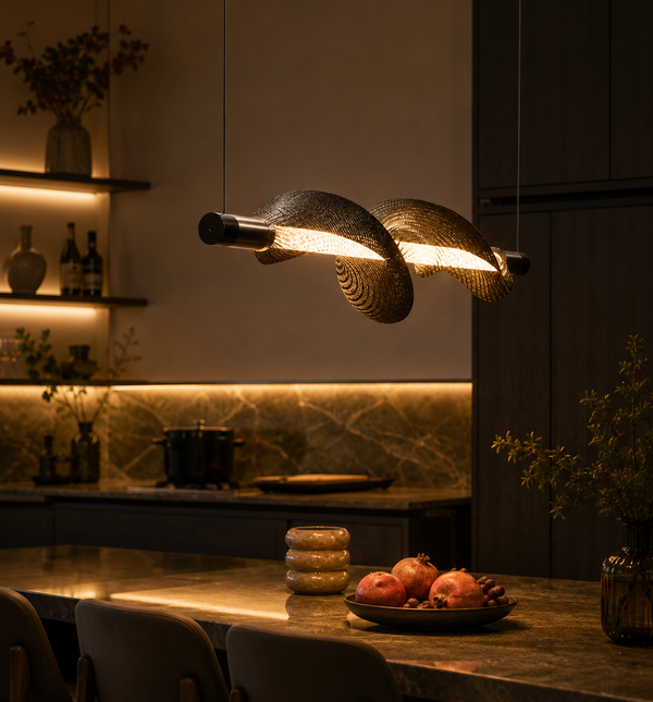 Zynella Nordic Long Tubes LED Linear Pendant Light