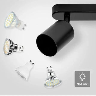 Luma Track Adjustable Spotlight Modern  Sculptural Spiral LED Fixture