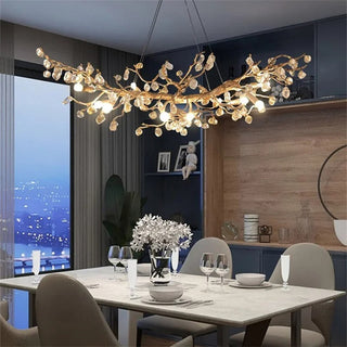 Nordic Flower Chandeliers Modern  Classic Drum Shade Ceiling Light