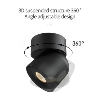 PivotGlow 360° LED Ceiling Spotlight Artistic Modern  Ultra Slim LED Panel Lighting