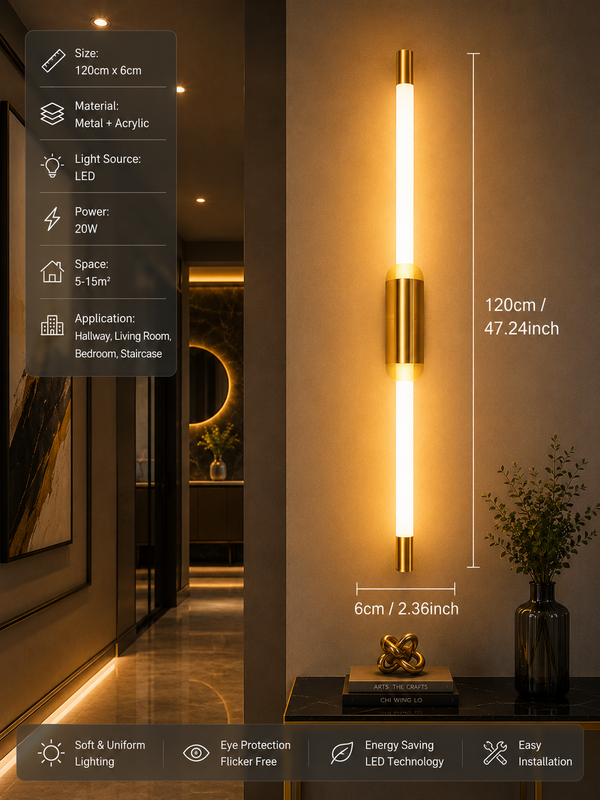 Zynella Nordic Cylindrical LED Wall Lamp