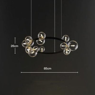Dexter Bubble Chandelier Modern  Handcrafted Artisan Ceiling Light