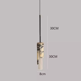 Tarnel Marble Pendant Light Refined Modern  Art Deco Inspired Illumination