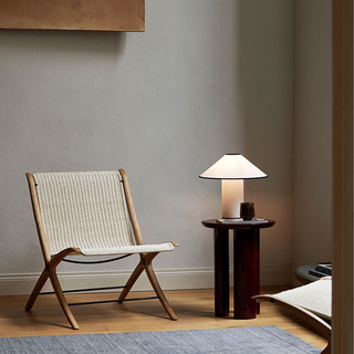 Luna Shade Table Lamp Modern  Minimalist Round Flush Mount