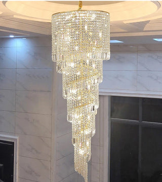 Glasgow Staircase Chandelier Modern  Art Deco Inspired Illumination