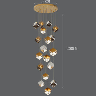 Cubeo Pendant Lights Modern  Handcrafted Artisan Ceiling Light