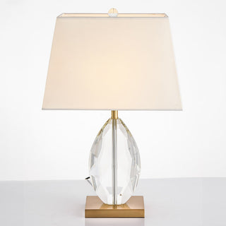 Aurora Crystal Table Lamp Modern  Art Deco Inspired Illumination