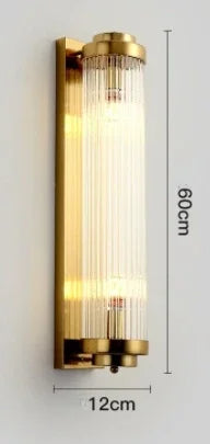 Golden Glow Crystal Fixture Modern  Art Deco Inspired Illumination
