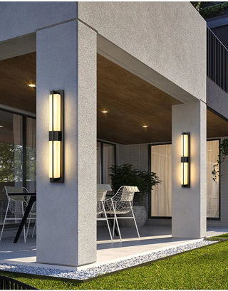 Brighton Marble Outdoor Wall Lamp Modern  Luxury Gold Frame Light Fitting