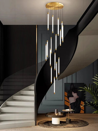 Orion Drift Staircase Pendant Stylish Modern  Art Deco Inspired Illumination