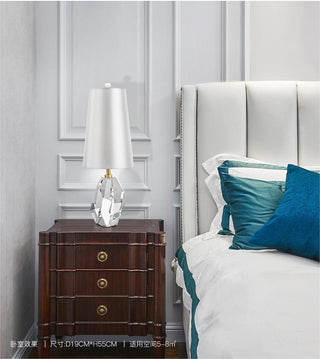 Celestia Crystal Table Lamp Modern  Contemporary Crystal Statement Fixture